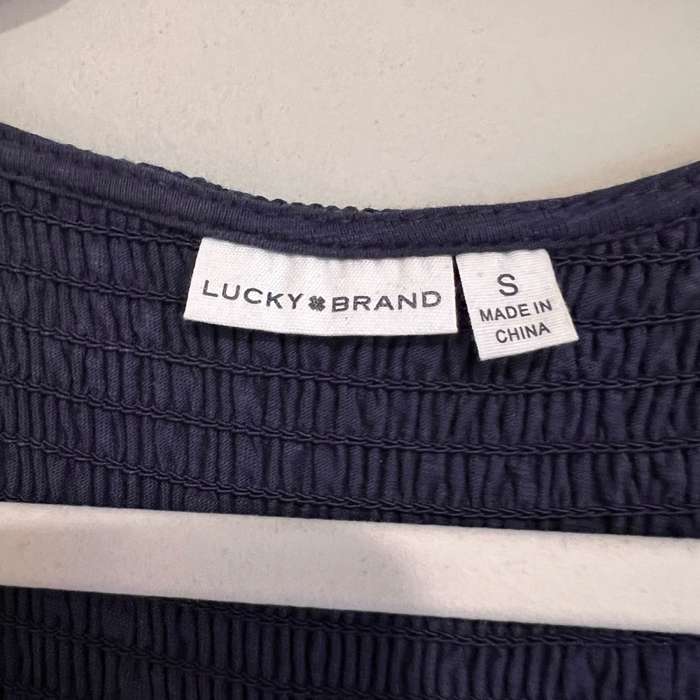 Lucky Brand Navy Maxi Dress